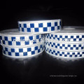 PVC Blue White Reflective Checker Tape for Safety